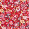 Tkanina bawełniana Kreton kwiaty w plamki – chili,  thumbnail number 1
