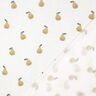 Muślin / Tkanina double crinkle gruszka nadruk cyfrowy | Poppy Fabrics – biel/żółtooliwkowy,  thumbnail number 4
