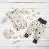 Dżersej bawełniany zajączki i serca | Poppy Fabrics – mleczna biel,  thumbnail number 6
