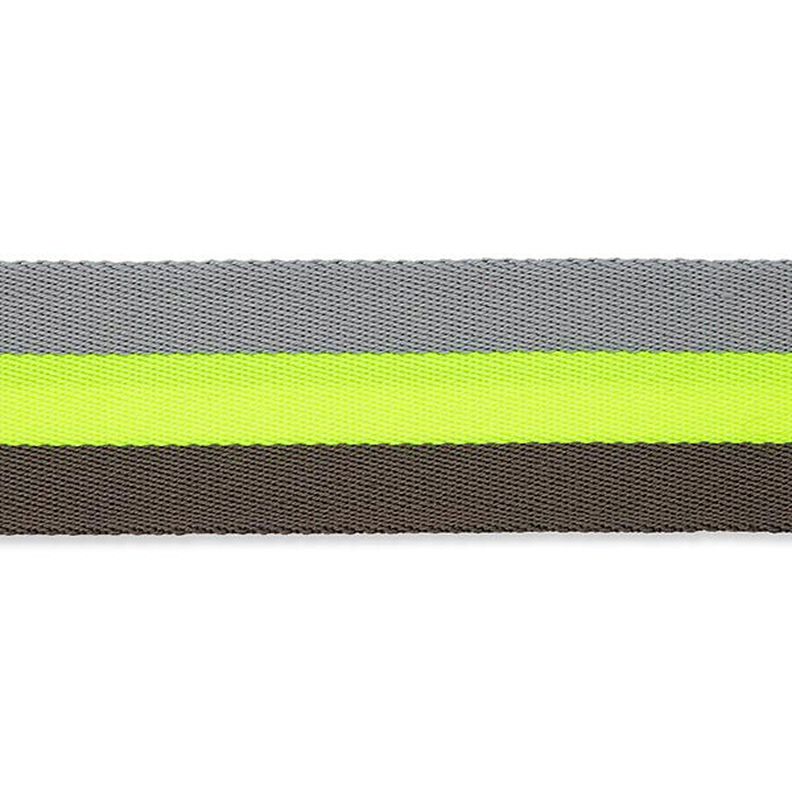 Taśma nośna neonowa [ 40 mm ] – neonowa żółć/szary,  image number 2