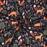 Dzianina dresowa drapana zwierzęta w lesie nadruk cyfrowy | Poppy Fabrics – ciemnogranatowy,  thumbnail number 3