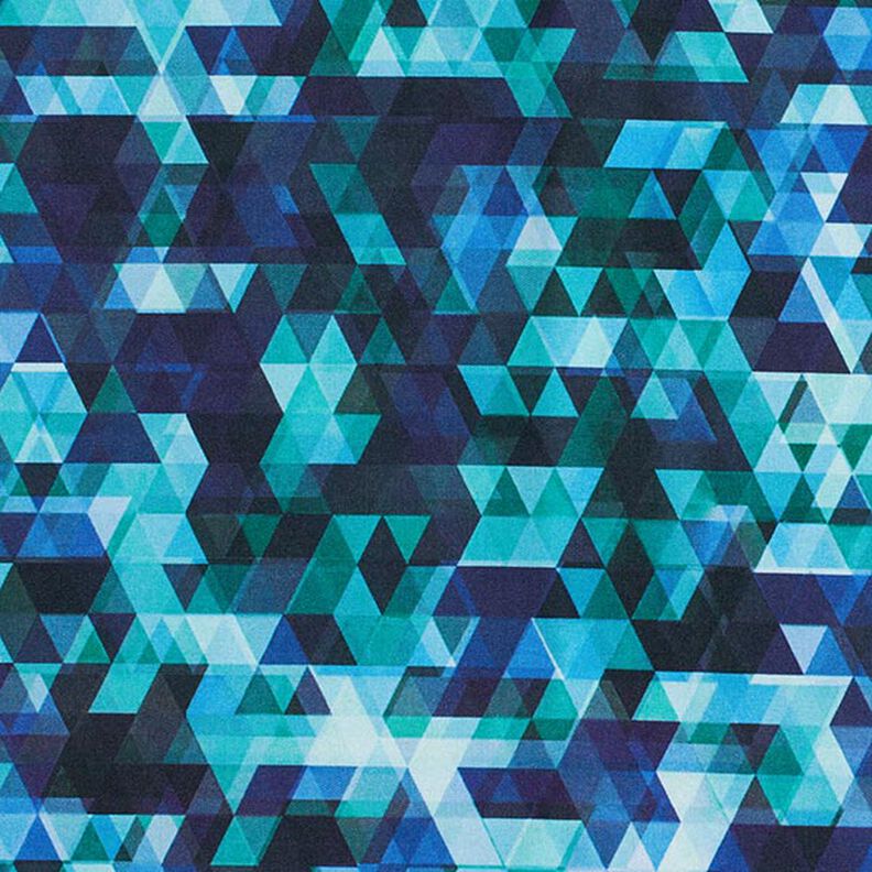 Softshell kolorowe trójkąty nadruk cyfrowy – ciemnogranatowy/turkus,  image number 6
