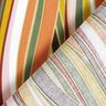 Tkanina bawełniana Kreton zakrzywione paski &ndash; biel/jasnopomarańczowy,  thumbnail number 4
