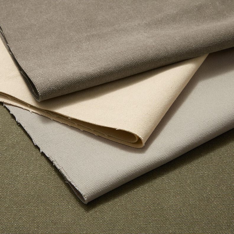 Tkanin dekoracyjna Płótno woskowany – khaki,  image number 4