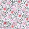 Popelina bawełniana duże kwiaty łąkowe nadruk cyfrowy | Poppy Fabrics – biel,  thumbnail number 1