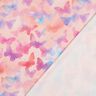 Dżersej bawełniany kolorowe motyle nadruk cyfrowy | Poppy Fabrics – różowy/błękit,  thumbnail number 4