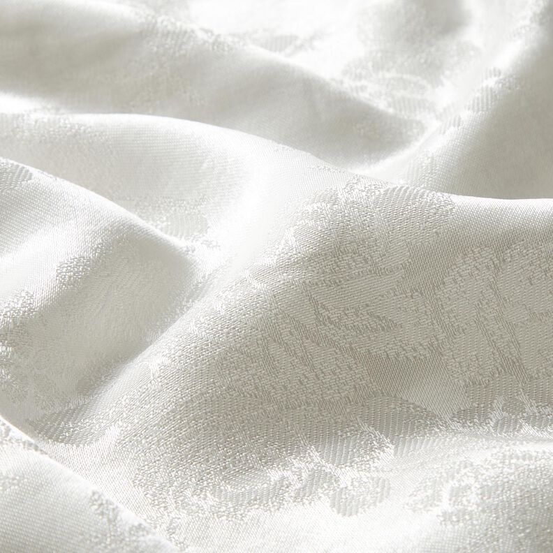 Żakard tkanina w róże – biel,  image number 2