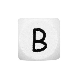 Drewniane literki B – biel | Rico Design, 