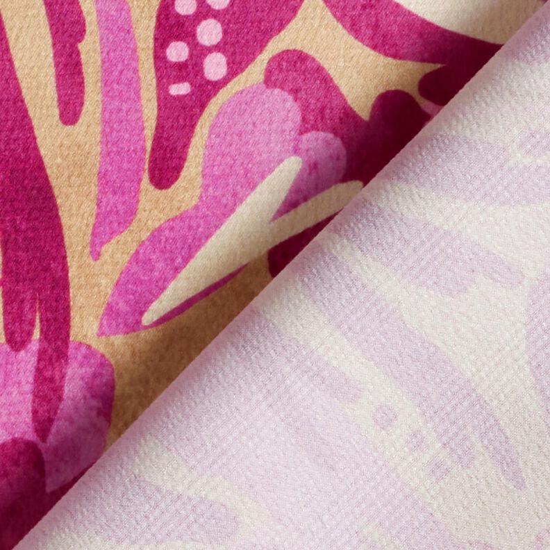 Satyna krepowa w rośliny morskie – winogronowy/pastelowy fiolet,  image number 4