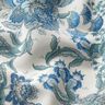 Tkanina dekoracyjna płótno orientalne ornamenty kwiatowe 280 cm – biel/błękit,  thumbnail number 2