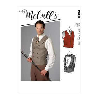 kamizelka męska | McCalls 8133 | 32-56, 