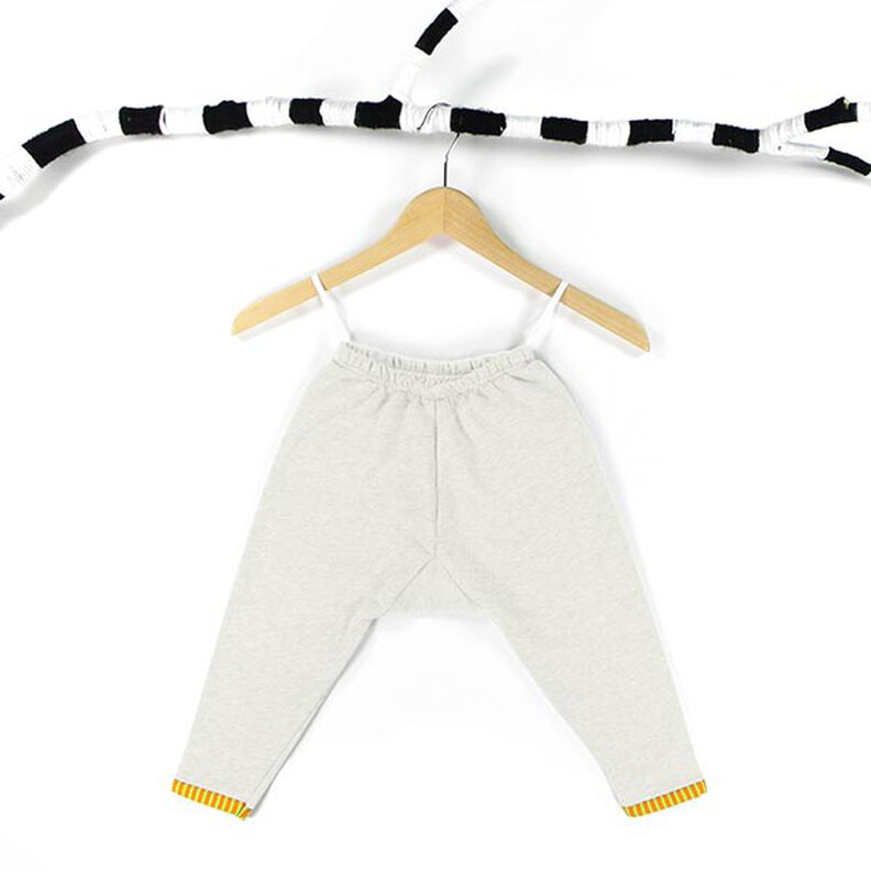 Lekka dresówka bawełniana jednokol. – mleczna biel,  image number 4