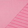 Tkanina bawełniana Żakard karo i serca – pink/biel,  thumbnail number 4