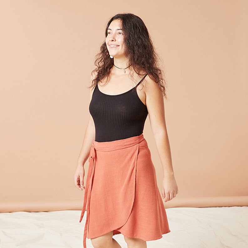 Mieszanka wiskozy i lnu soft – musztarda,  image number 6