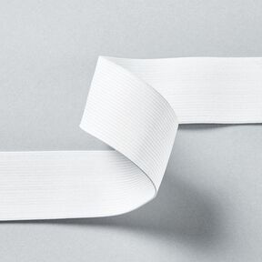 Taśma gumkowa gładka [3 m | 40 mm] – biel, 