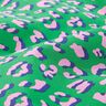 Bawełna powlekana abstrakcyjna panterka | Poppy Fabrics – zieleń/róż,  thumbnail number 2