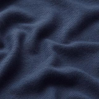 Dzianina o drobnym ściegu jednokol. – granat, 