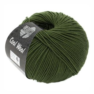 Cool Wool Uni, 50g | Lana Grossa – ciemna oliwka, 