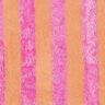 Tkanina frotte Bambus szerokie pasy – jasnopomarańczowy/pink,  thumbnail number 1