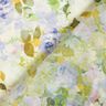 Szyfon morze kwiatów z recyklingu – pastelowy fiolet/zieleń liści lipy,  thumbnail number 4