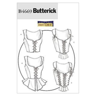 Historyczny kostium, Butterick 4669|32 - 38, 