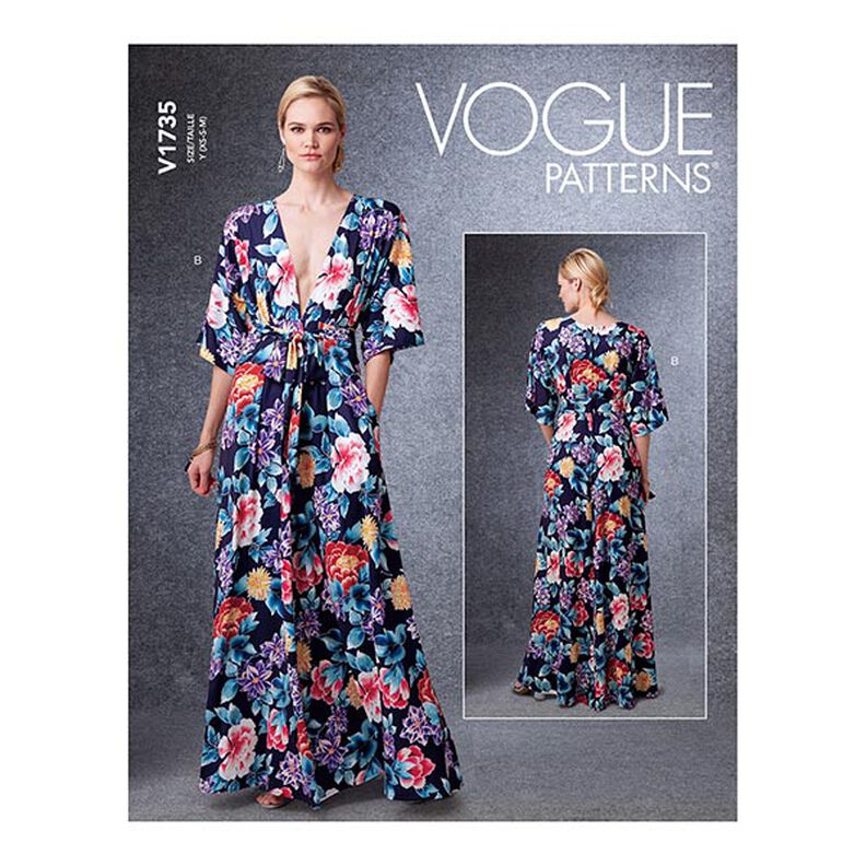 Sukienka maxi, Vogue 1735 | 32-40,  image number 1