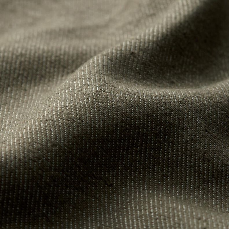 Denim strecz z mieszanki bawełny, średni – szary kamienny,  image number 2