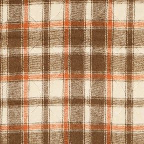 Tkanina pikowana Flanela kratka | Poppy Fabrics – beż, 