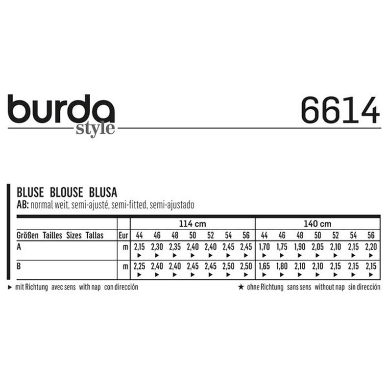 Bluzka, Burda 6614,  image number 6