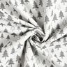 Tkanin dekoracyjna Żakard błyszczące jodły – antracyt/srebro,  thumbnail number 3