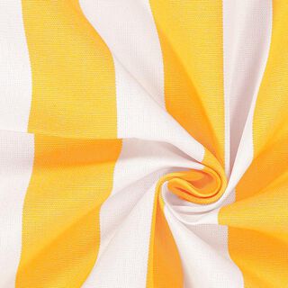 Tkanina na markizy w paski Toldo – biel/żółć, 