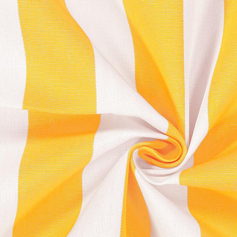 Tkanina na markizy w paski Toldo – biel/żółć,  image number 2