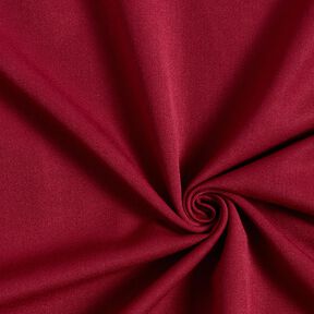 Viskose Twill Stretch Uni, bordeaux &ndash; dunkelrot | Resztka 50cm, 