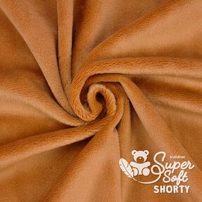 Tkanina pluszowa SuperSoft SHORTY [ 1 x 0,75 m | 1,5 mm ] - jasny brąz | Kullaloo, 
