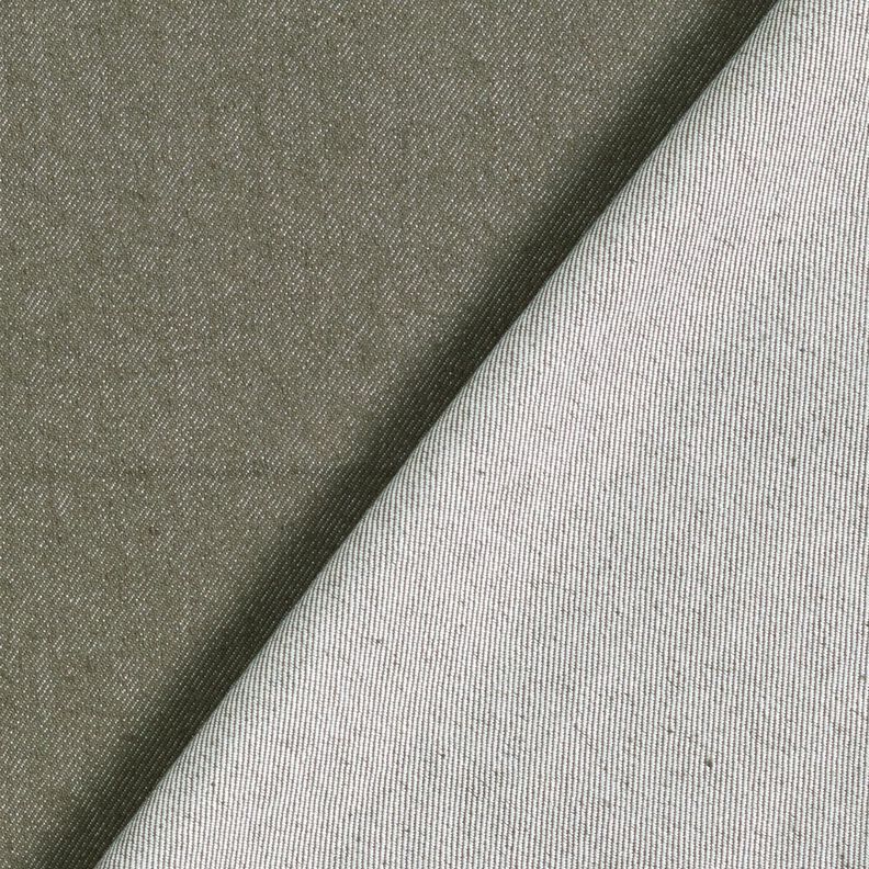 Denim strecz z mieszanki bawełny, średni – szary kamienny,  image number 3