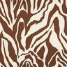 Mieszanka wiskozy i lnu Zebra – mleczna biel/kasztanowy brąz,  thumbnail number 1
