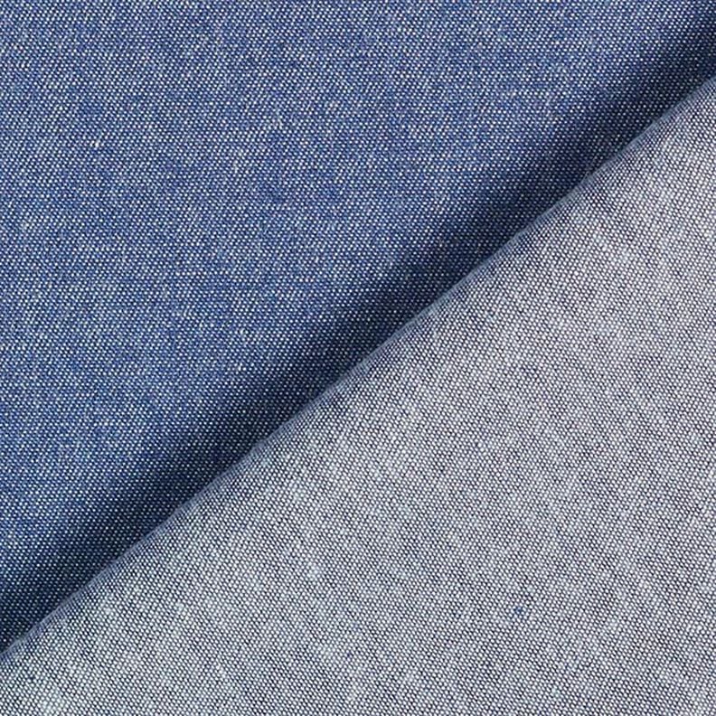 Tkanina bawełniana chambray przypominająca dżins – granat,  image number 3