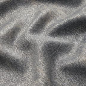 Tkanina zaciemniająca ornamenty – ciemny szarobrązowy/stare srebro | Resztka 60cm, 