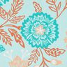 Wiskoza Woal kwiaty Tiffany' – jasny turkus,  thumbnail number 5