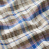 Mieszanka lnu i wiskozy, checks – oliwka,  thumbnail number 2