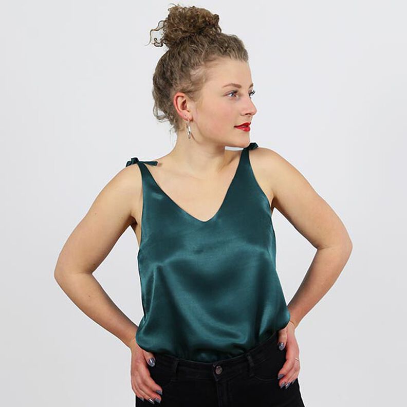 FRAU MAYA – letni top z wiązanymi ramiączkami, Studio Schnittreif | XS - L,  image number 9