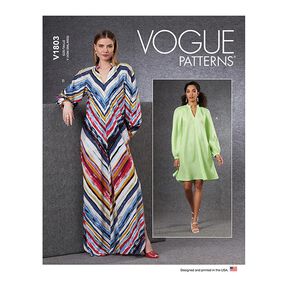 Vestido, Vogue 1803 | 42-50, 