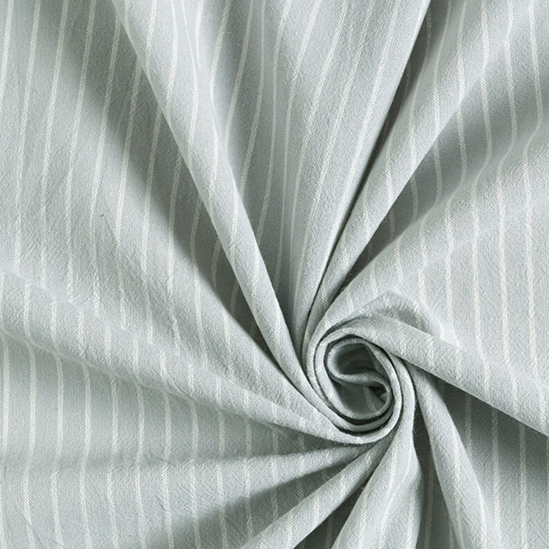 Tkanina na bluzki Mieszanka bawełny szerokie pasy – szary/mleczna biel,  image number 3