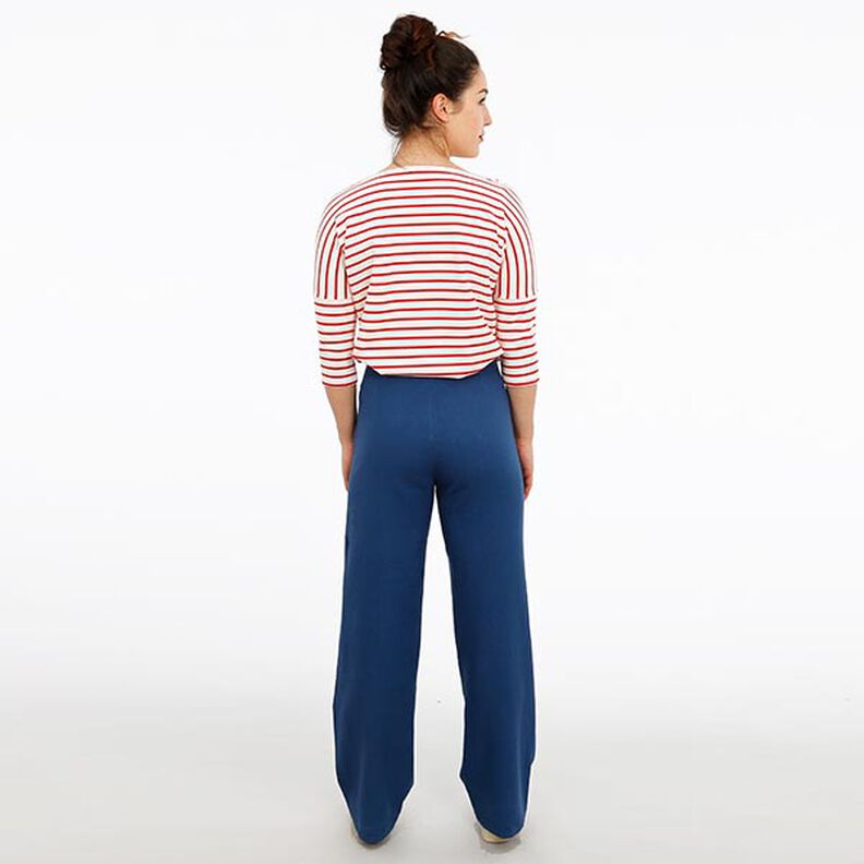 FRAU ELENA – gładkie spodnie o prostej nogawce, Studio Schnittreif | XS - XXL,  image number 4