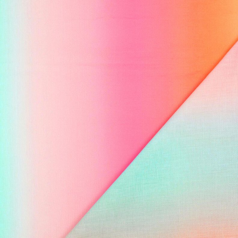 Batyst tęczowy gradient | Poppy Fabrics – pink/biel,  image number 4