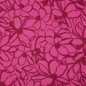 Satyna bawełniana Magnolia | Nerida Hansen – intensywny róż/ciemnoczerwony, 