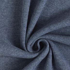 2x2 Dzianina ściągaczowa Melanż – dżins, 