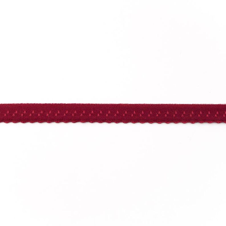 Elastyczna lamówka Koronka [12 mm] – bordo,  image number 1