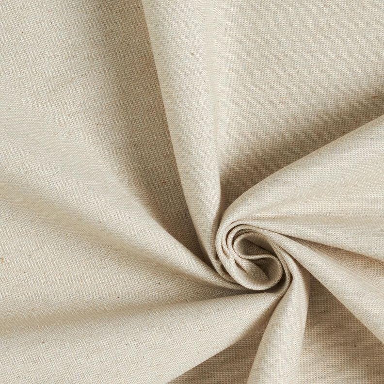 Tkanin dekoracyjna Płótno Mieszanka lnu – beż/naturalny,  image number 1