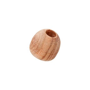 Końcówka do sznurka Drewno oliwne [Przepust: 4 mm] – naturalny, 
